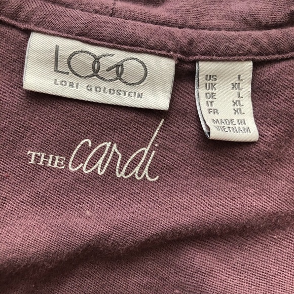 Logo Lori Goldstein Cardi Cardigan with Pockets - Picture 3 of 4